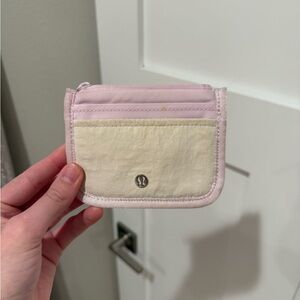Lululemon True Identity Card Case in Meadowsweet Pink